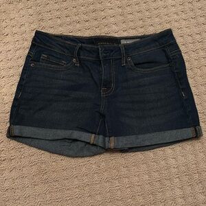 aeropostale midi jean shorts
